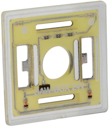 Exemplarische Darstellung: Leuchtende Dichtung für Normstecker (Größe 3)